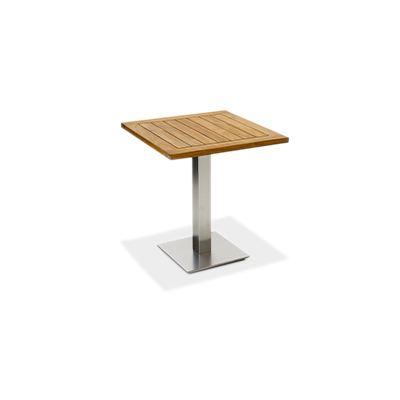 Bistro Tisch (Quadratisch | Edelstahl | HPL)